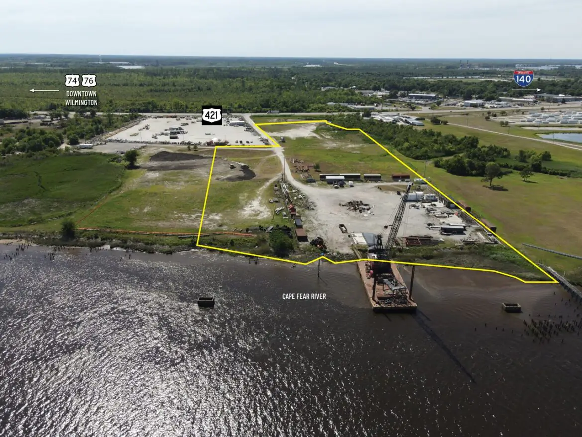 ±14 Acres Industrial Riverfront Land For Sale